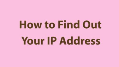 How to Find Out Your IP Address