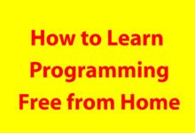 How to Learn Programming for Free from Home