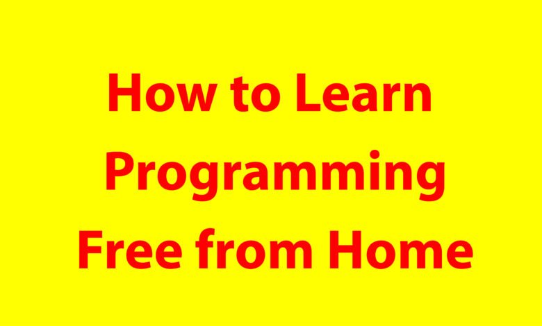 How to Learn Programming for Free from Home